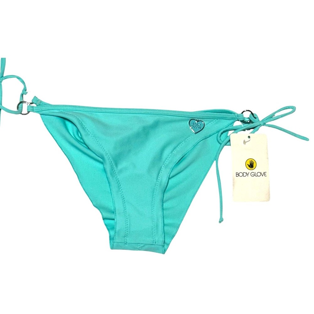 Body Glove Smoothies Brasilia Tie Side Cheeky Bikini Bottom Charm Sea Mist Small